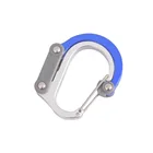 Carabiner Rotating Hook Clip Non-Locking Aluminum Alloy Clip Ring Hooks for Camping Backpacking Hiking