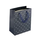 Wholesale Custom Printed Your Own Logo Gift Craft Shopping Paper Bag With Ribbon Handles
