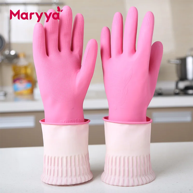 Maryya Extra Lange Latex Handschuhe Durable Küche Hand Wasch Gummi Handschuhe Günstige Latex Handschuhe