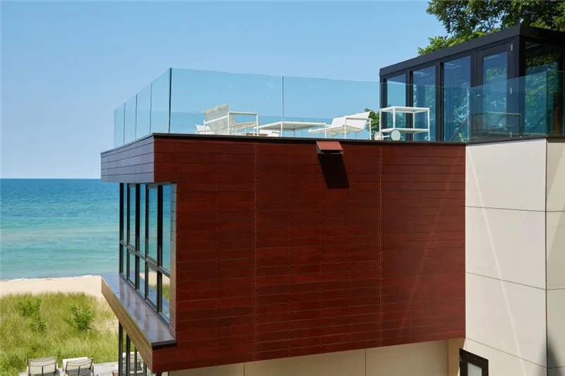 Shoe Base Frameless Outside Deck Tempered Laminated Balcony Aluminum Baseshoe U Channel Glass Railing