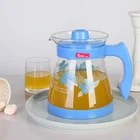 China factory manufacture heat resistant glass jug glass coffee tea warm keeping kettle