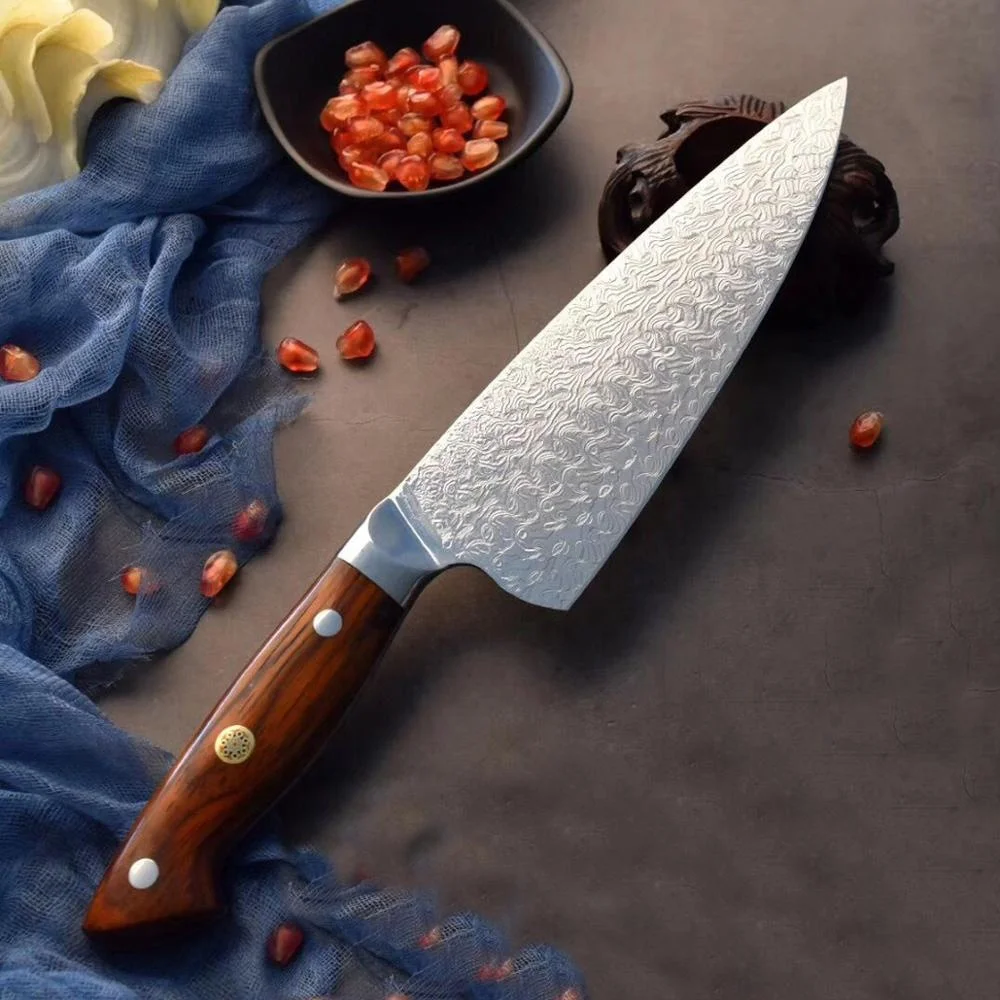 Новое поступление 8 дюймов японский бренд качества 67 слоев vg10 Дамаск поваров ножи