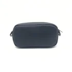Custom Logo PU Leather Airline Toiletry Dopp Kit Bag Storage Makeup Shoulder Bags for Men
