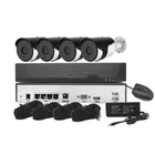 Waterproof / Weatherproof Sony Video Camera Way 4ch Sony Starlight Cctv Camera 8ch 5mp Poe Nvr Kit Video Surveillance