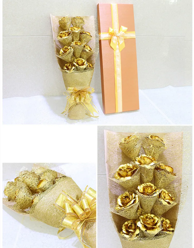 & gifts   product name valentines day gift 24k gold rose flower