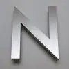 Customized excellent laser cutting fine craft custom 3d metal letter sign signs, 3d metal logo