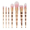 Rose Gold Custom Brand Diamond Cosmetic Brushes Makeup Set Brush