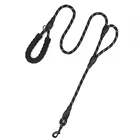 Comfortable Padded Double Handle Pet Leash Round Rope Training Dog Leash