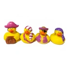 Low price baby bath toys yellow bulk weighted pirate rubber ducks
