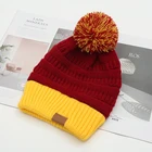 Fur Hat Winter Hats Winter Fur Ball Custom Knit Hat Beanie Cap Winter Hats With Pom Poms
