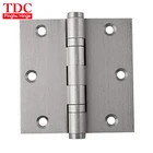 3 Hinge 5 Knuckle Stain Nickel 3 1/2 X 3 1/2 Inch Commercial Butt Door Hinge