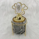 Wholesale Stereoscopic Arabic Ceramic Incense Burner Grey Cup For Airfresh
