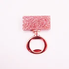 new design rose gold sparkle acrylic unique beer crystal bottle opener