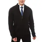 Men Casual Slim Fit Sweaters with Zipper Cotton Knitted Cardigan Jumper