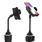 Universal 360 Degree Rotating Long Arm Smartphone Mount Gooseneck Cup Mobile Phone Car Holder