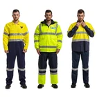 Custom Coal Mining Reflective Safety Work Uniforms