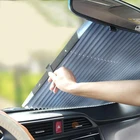 custom design outdoor UV sun visor upgrade windshield car sun shade/car sunshade