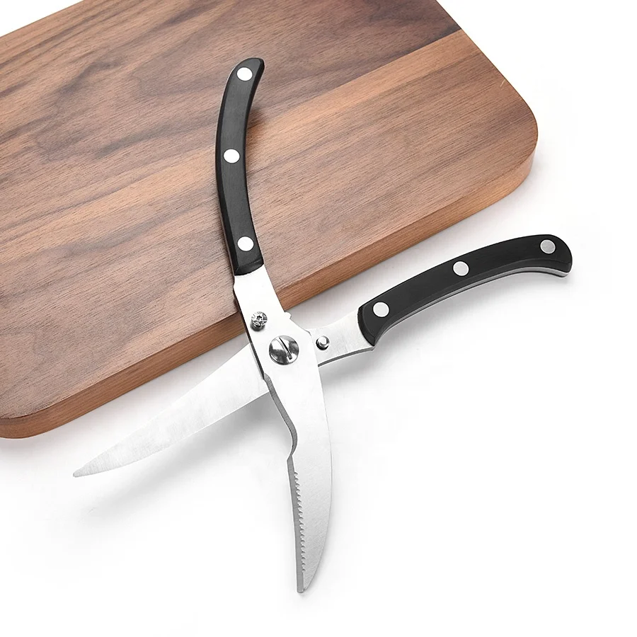 Heavy Duty Kitchen Scissors Stainless Steel Utility Shears  Multi-Purpose Cooking Scissors  Chicken For Poultry Fish  Herbs Meat