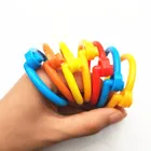 Toys Plastic Toy Rings Baby Rings Toys Plastic Ring Clip Open Plastic Links