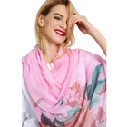 Printed Cashmere Wool Shawl,Viscose And Other Material All Size Custom Design Floral Women Scarves