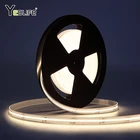 New Technology Flip Chip High Density Warm White IP65 Silicone Waterproof DC24V Flexible COB/FOB LED Strip