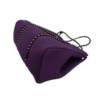Shoulder Bag Neopren Multipurpose Custom Perforated Neoprene Shoulder Work Travel Bag Tote With Mini Purse