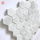 Gray marble mosaic mix blue glass tile kitchen backsplash bathroom shower background decorative