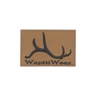 Free Sample Fashion Wholesale Customized Printed Colorful Letters Logo PU Leather Patch Labels for Jeans