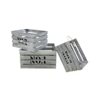 Arts Crafts Wholesale Set Of 3 Dark Grey Texture Organizing Arts And Crafts Wooden Boxes Wholesale
