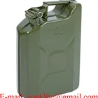 Steel Drum Steel Military-spec Jerry Fuel Can Steel Diesel Petrol Gasoline Tank Gas Oil Drum 5Ltr 10Lt 20L