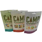 Customized stand up pouch doypack ziplock camp outdoor food packaging