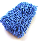 Premium 1500gsm Microfiber Chenille Sponge, Car Cleaning Chenille Sponge, Microfiber Sponge Cloth
