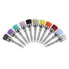 Hair Polish Brush Dental High Quality Dental Disposable Hair Polishing Brushes White Latch Type Cup Prophy Brush