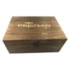 Free custom thanks card brown color natural pine whiskey granite ice stone wood box gift set and whisky glass and stone set