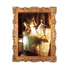 Luxury Workmanship Wood 24k Gold Leaf God Frame for Wall Decoration