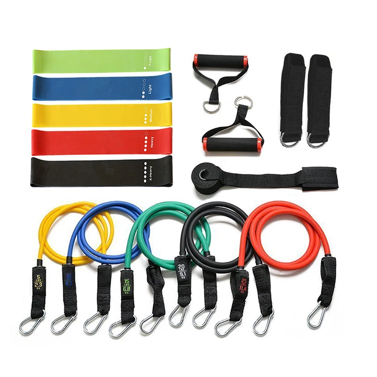 11 Pcs Elastic Roll Fitness Training Exercise Bands Gym Latex Resistance Tubes Set, Oem
11 Pcs Elastic Roll Fitness Training Exercise Bands Gym Latex Resistance Tubes Set, Oem