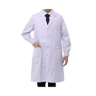 Uniform Promotional Polyester Cotton Long Sleeve Hospital Doctor Uniform