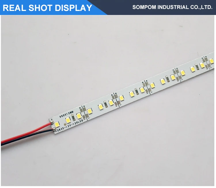DC 12V IP20 2835v120 beads LED Hard LED Strip Bar Light 4mm waterproof hard light strip