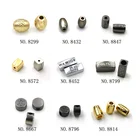 Custom zinc alloy engraved metal logo beads for bracelet jewelry