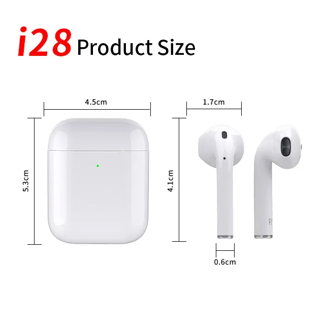 i200,i500,i12, bluetooth headset TWS three real popover in ear identification wireless charging - ANKUX.COM