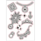 Packaging Customization 25125 Clear Stamp 105x150mm 1 Pc / Polybag W/ Header Card