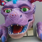 Animatronic mechaniccal realistic dragon head for amusement park