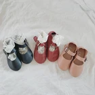 5138/best quality Fashion toddle soft casual leather shoes kid firstwalker sole leather baby girl children shoes