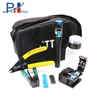 Fiber Optic Ftth Tool Kit Fc-6s Fiber Cleaver 5km Vfl Red Light Pen Splicing Tool Ftth
