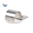 Heavy Duty Corrosion-Resistant Metal Half Saddle U Shaped Clamp For Pvc Pipe Fitting