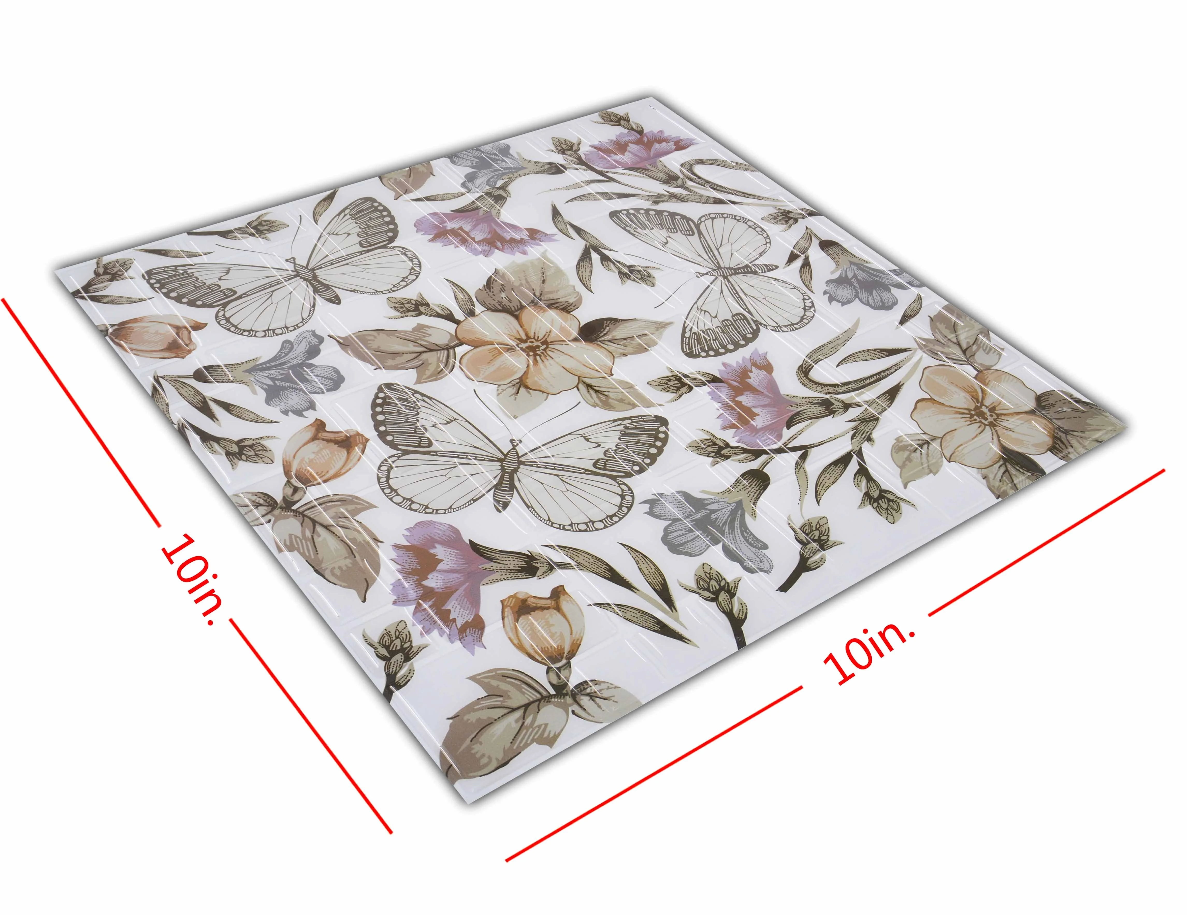 Custom waterproof peel and stick kitchen Ceramic Spanish wall tile sticker 3d home decoration epoxy wallpaper