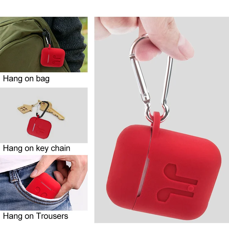 Tws I8 I9 I10 I12 Portable Silicone Case Cover For Apple Airpods - ANKUX.COM