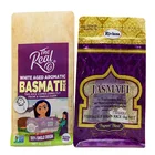 1 kg Rice Packaging Laminated Heat Seal 8 Side Seal Bag With Clear Window