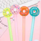 Promotion Gift Lovely Doughnut Food Novelty Ballpoint Gel Pens Cute Party Gift Bag Fillers