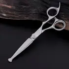 Professional hot sale pet grooming rounded nose hair scissors unique design for dog hair cutting MLP301